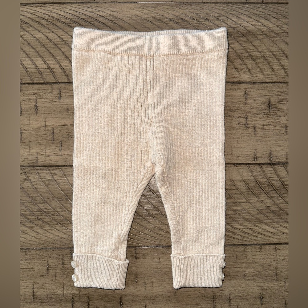 Zara Ribbed sweater leggings 3-6m